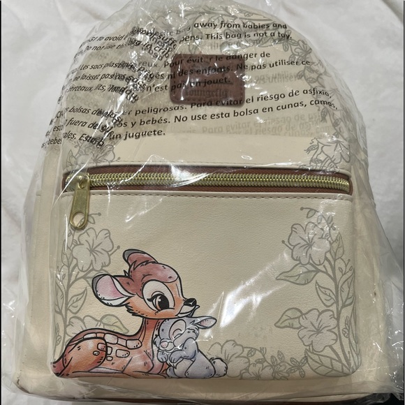 Loungefly Disney Bambi Watercolor Mini Backpack - Picture 4 of 5